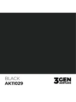 Black Intense 3 Gen 17 ml (AK11029) de AK Interactive en 3rd Gen | La Cueva Roja