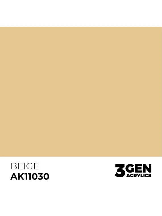 Beige 3 Gen 17 ml (AK11030) de AK Interactive en 3rd Gen | La Cueva Roja