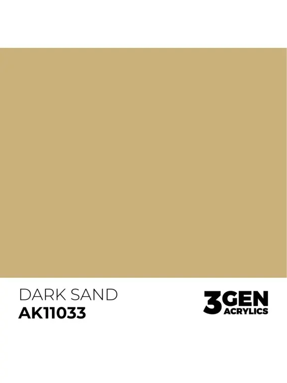 Dark Sand 3 Gen 17 ml (AK11033) de AK Interactive en 3rd Gen | La Cueva Roja