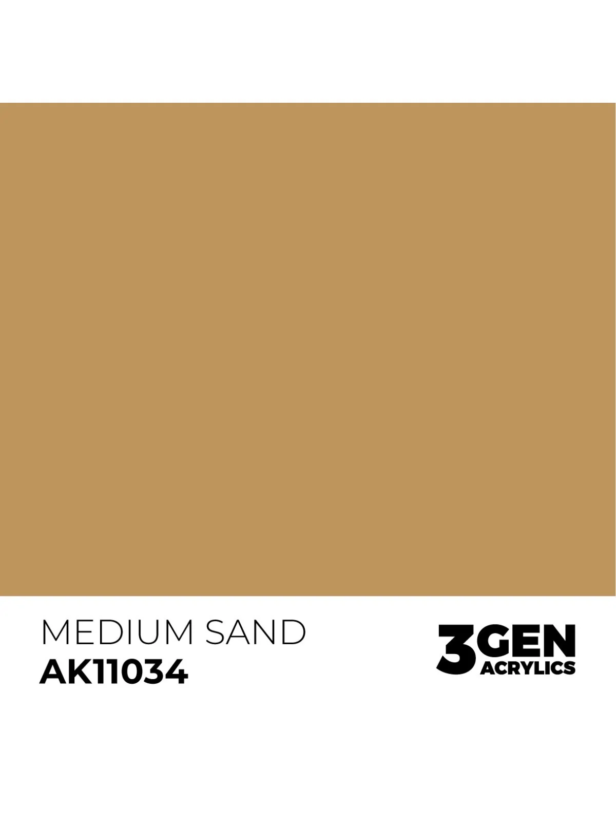 Medium Sand 3 Gen 17 ml (AK11034) de AK Interactive en 3rd Gen | La Cueva Roja