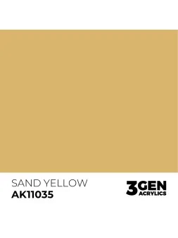 Sand Yellow 3 Gen 17 ml (AK11035) de AK Interactive en 3rd Gen | La Cueva Roja