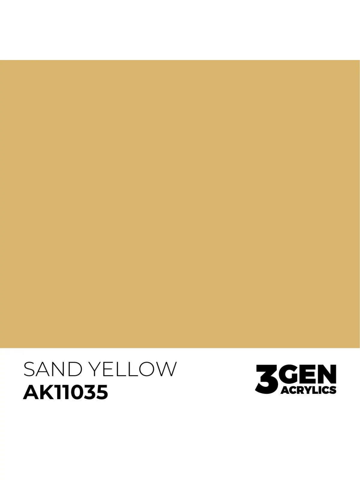 Sand Yellow 3 Gen 17 ml (AK11035) de AK Interactive en 3rd Gen | La Cueva Roja
