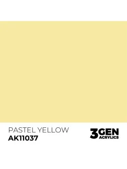 Yellow Pastel 3 Gen 17 ml (AK11037) de AK Interactive en 3rd Gen | La Cueva Roja