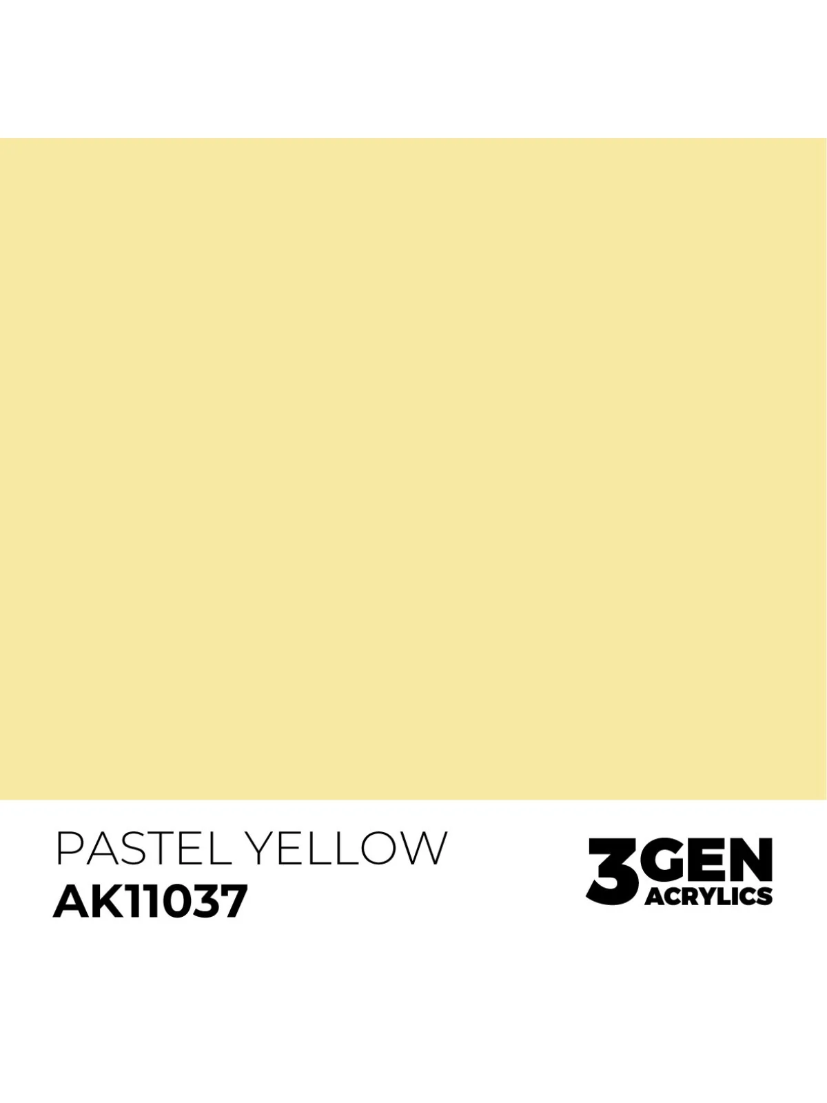 Yellow Pastel 3 Gen 17 ml (AK11037) de AK Interactive en 3rd Gen | La Cueva Roja