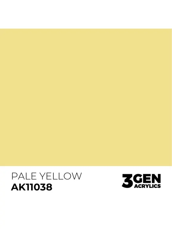 Pale Yellow 3 Gen 17 ml (AK11038) de AK Interactive en 3rd Gen | La Cueva Roja