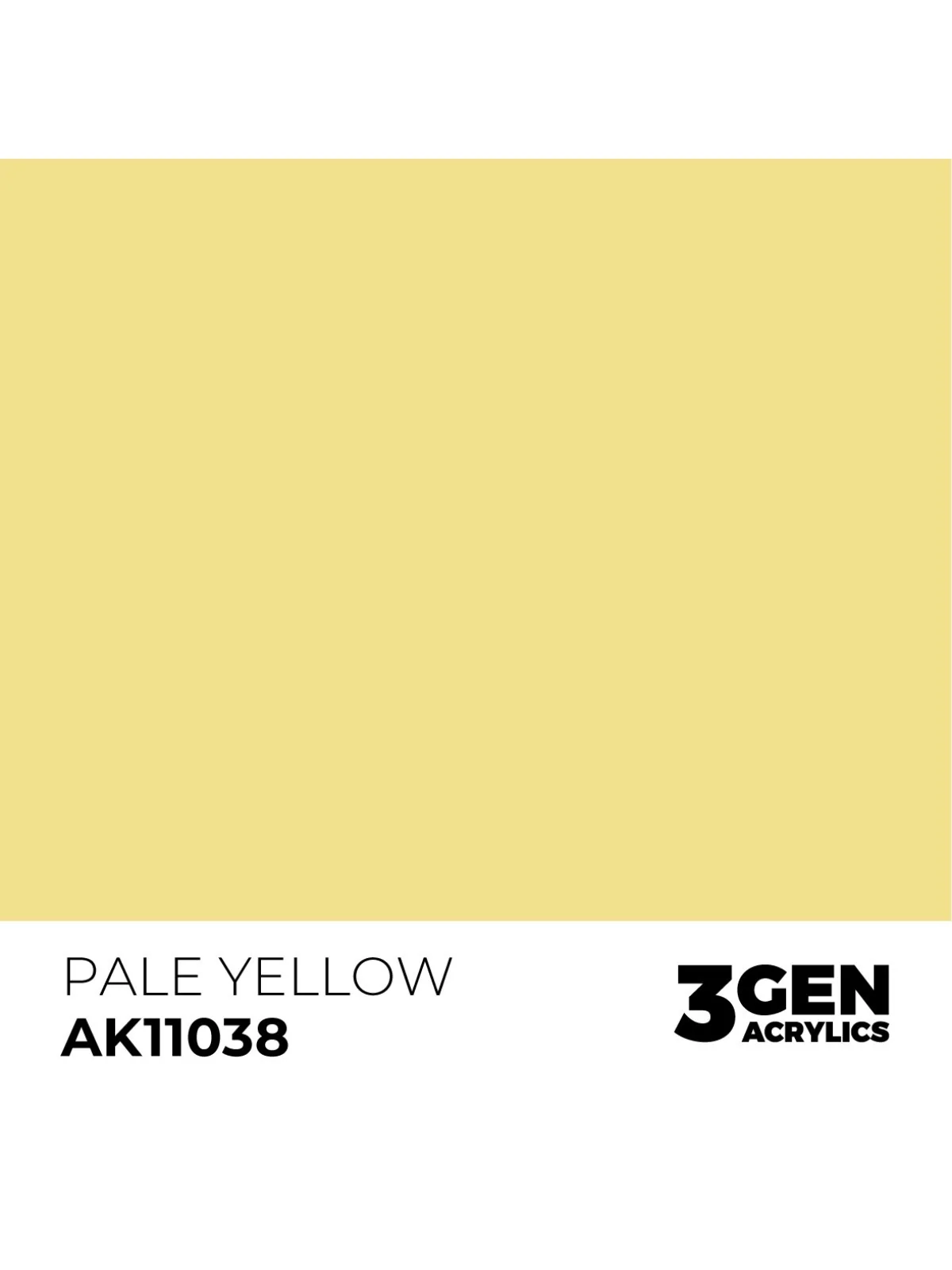 Pale Yellow 3 Gen 17 ml (AK11038) de AK Interactive en 3rd Gen | La Cueva Roja