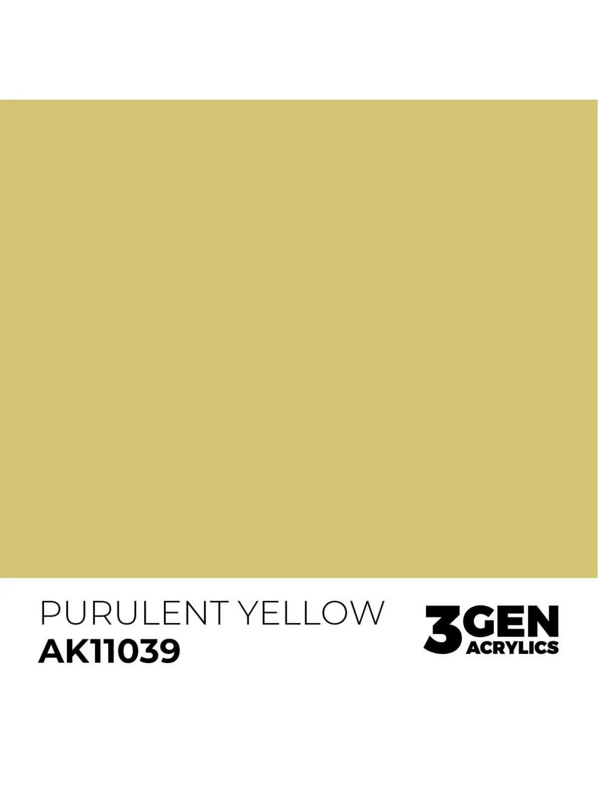 Purulent Yellow 3 Gen 17 ml (AK11039) de AK Interactive en 3rd Gen | La Cueva Roja