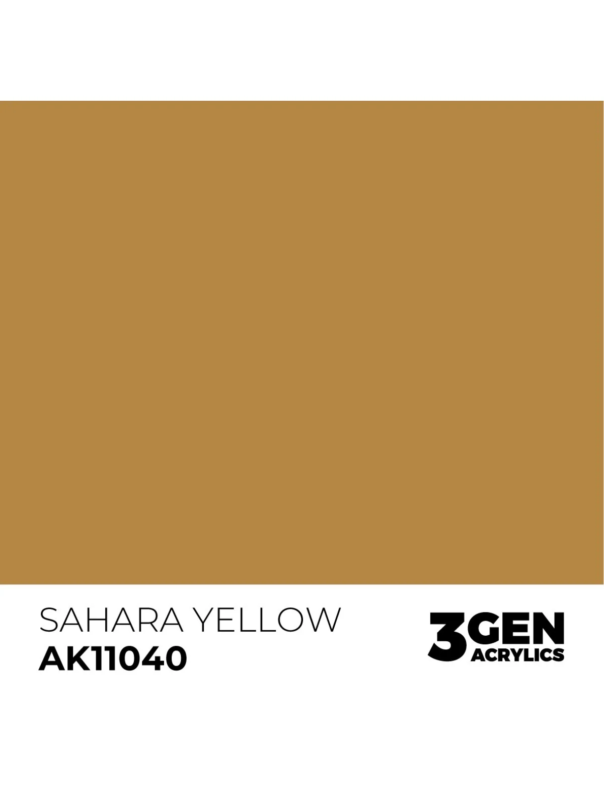 Sahara Yellow 3 Gen 17 ml (AK11040) de AK Interactive en 3rd Gen | La Cueva Roja