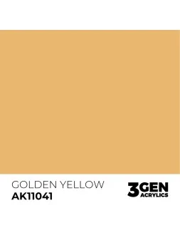 Golden Yellow 3 Gen 17 ml (AK11041) de AK Interactive en 3rd Gen | La Cueva Roja