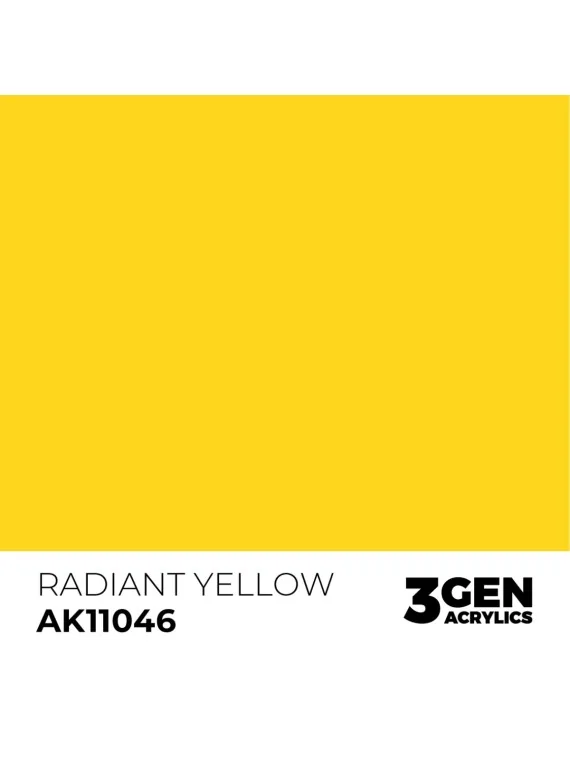 Radiant Yellow 3 Gen 17 ml (AK11046) de AK Interactive en 3rd Gen | La Cueva Roja