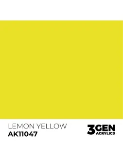 Lemon Yellow 3 Gen 17 ml (AK11047) de AK Interactive en 3rd Gen | La Cueva Roja