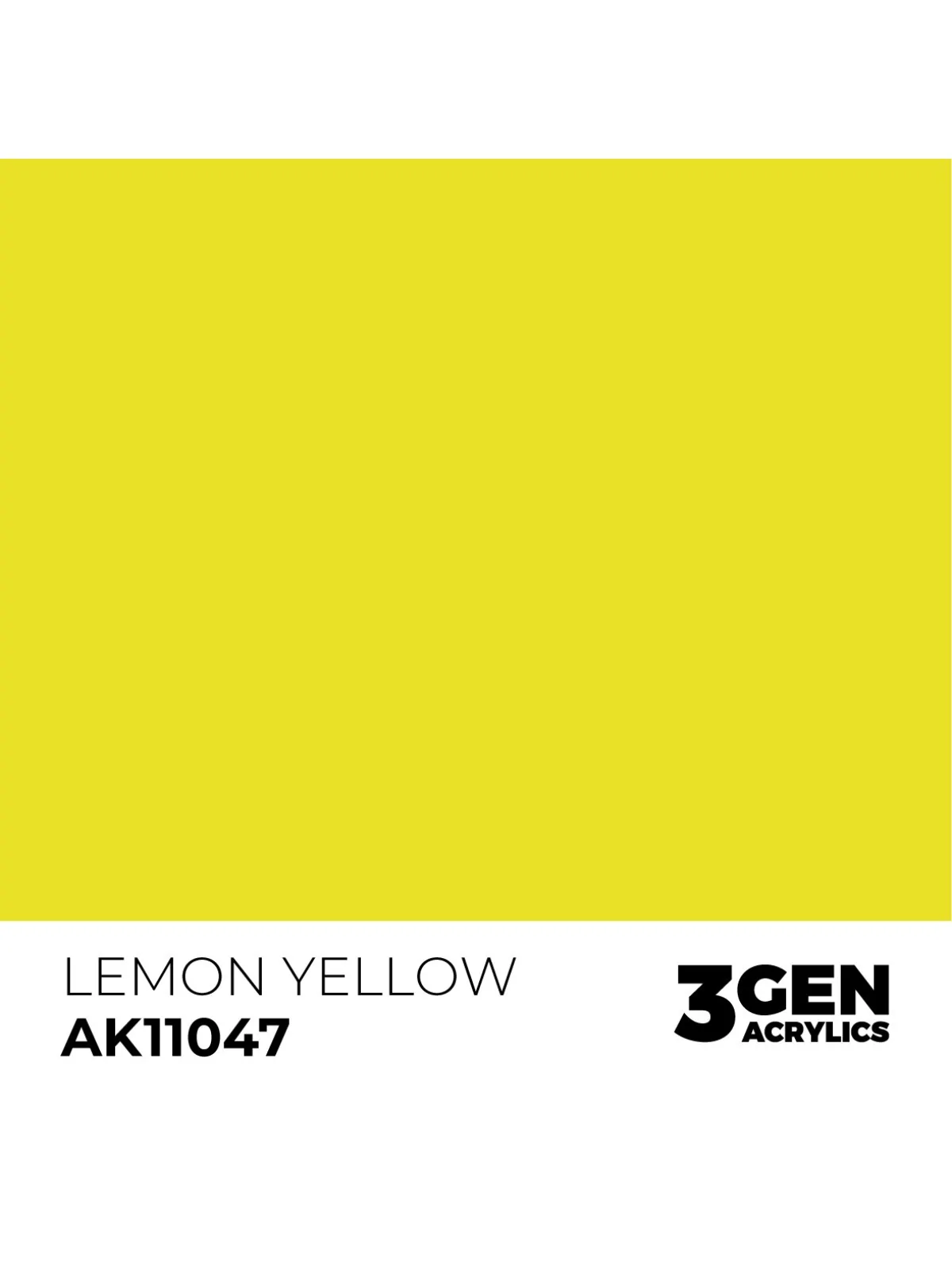 Lemon Yellow 3 Gen 17 ml (AK11047) de AK Interactive en 3rd Gen | La Cueva Roja
