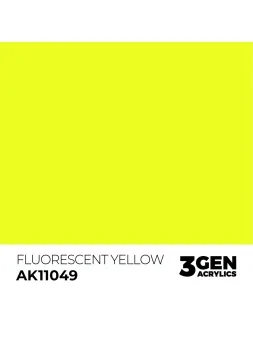 Fluorescent Yellow 3 Gen 17 ml (AK11049) de AK Interactive en 3rd Gen | La Cueva Roja
