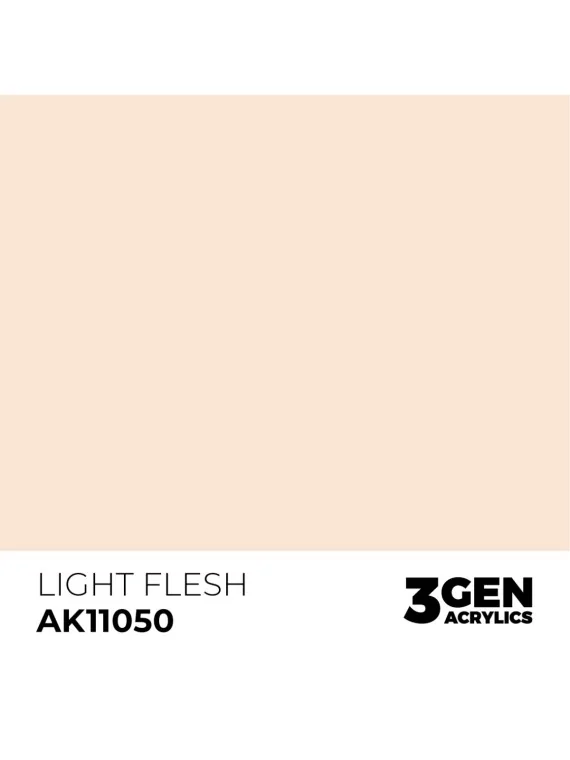 Light Flesh 3 Gen 17 ml (AK11050) de AK Interactive en 3rd Gen | La Cueva Roja