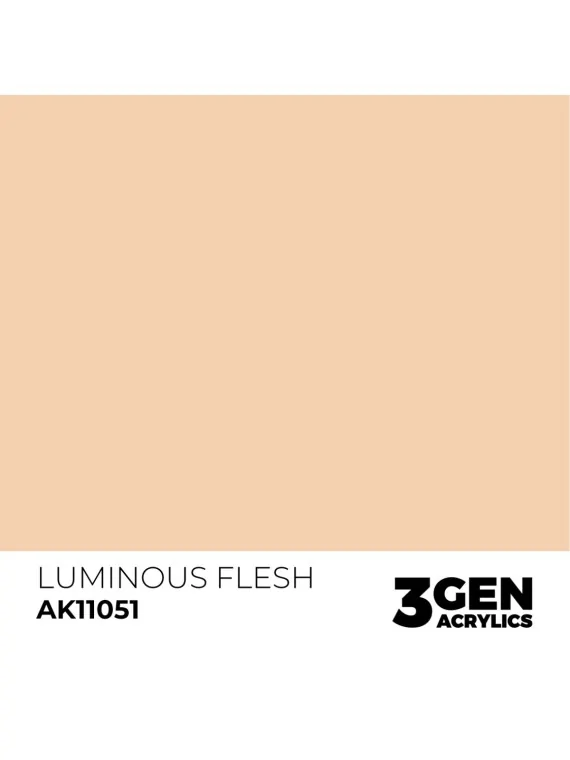Luminous Flesh 3 Gen 17 ml (AK11051) de AK Interactive en 3rd Gen | La Cueva Roja