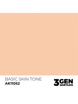 Basic Skin Tone 3 Gen 17 ml (AK11052) de AK Interactive en 3rd Gen | La Cueva Roja