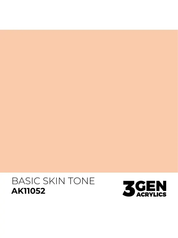 Basic Skin Tone 3 Gen 17 ml (AK11052) de AK Interactive en 3rd Gen | La Cueva Roja