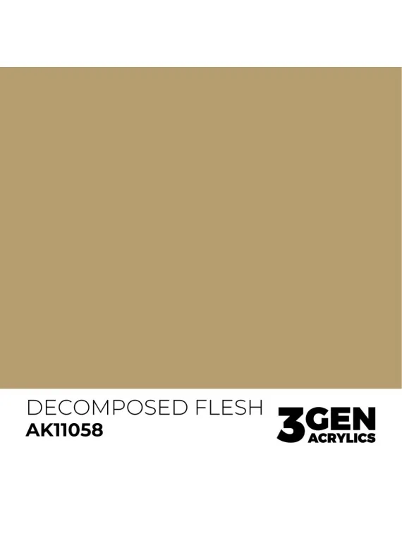 Decomposed Flesh 3 Gen 17 ml (AK11058) de AK Interactive en 3rd Gen | La Cueva Roja
