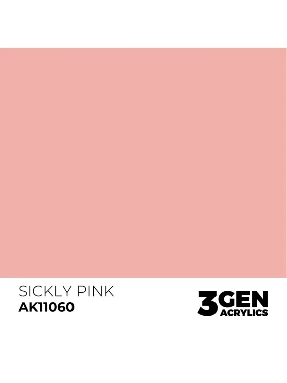 Sickly Pink 3 Gen 17 ml (AK11060) de AK Interactive en 3rd Gen | La Cueva Roja