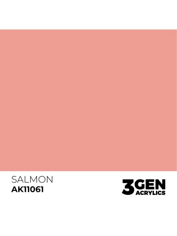 Salmon 3 Gen 17 ml (AK11061) de AK Interactive en 3rd Gen | La Cueva Roja