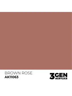 Brown Rose 3 Gen 17 ml (AK11063) de AK Interactive en 3rd Gen | La Cueva Roja
