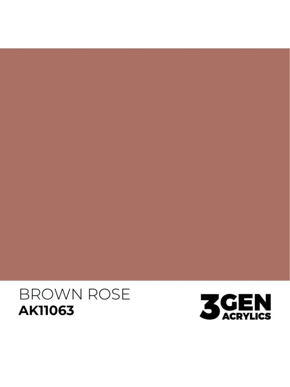 Brown Rose 3 Gen 17 ml (AK11063) de AK Interactive en 3rd Gen | La Cueva Roja