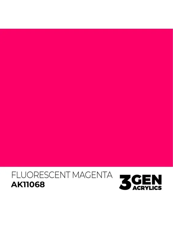 Fluorescent Magenta 3 Gen 17 ml (AK11068) de AK Interactive en 3rd Gen | La Cueva Roja