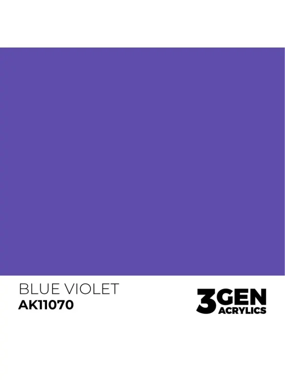 Blue Violet 3 Gen 17 ml (AK11070) de AK Interactive en 3rd Gen | La Cueva Roja