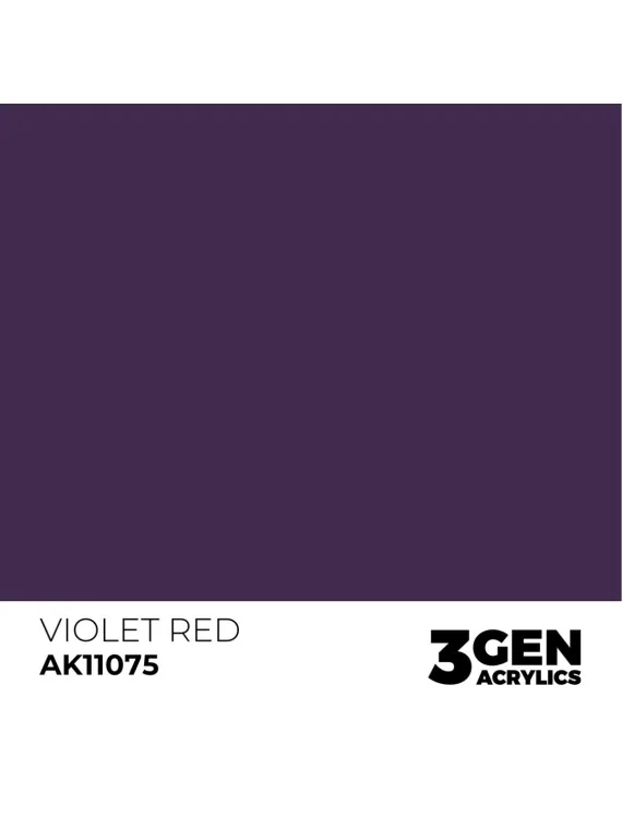 Violet Red 3 Gen 17 ml (AK11075) de AK Interactive en 3rd Gen | La Cueva Roja