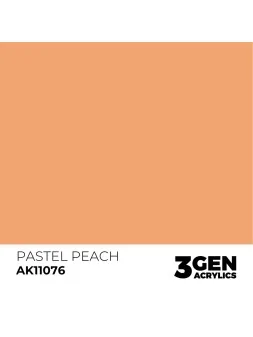 Pastel Peach 3 Gen 17 ml (AK11076) de AK Interactive en 3rd Gen | La Cueva Roja