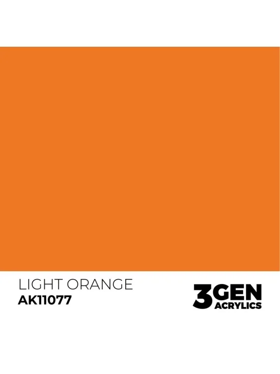 Light Orange 3 Gen 17 ml (AK11077) de AK Interactive en 3rd Gen | La Cueva Roja