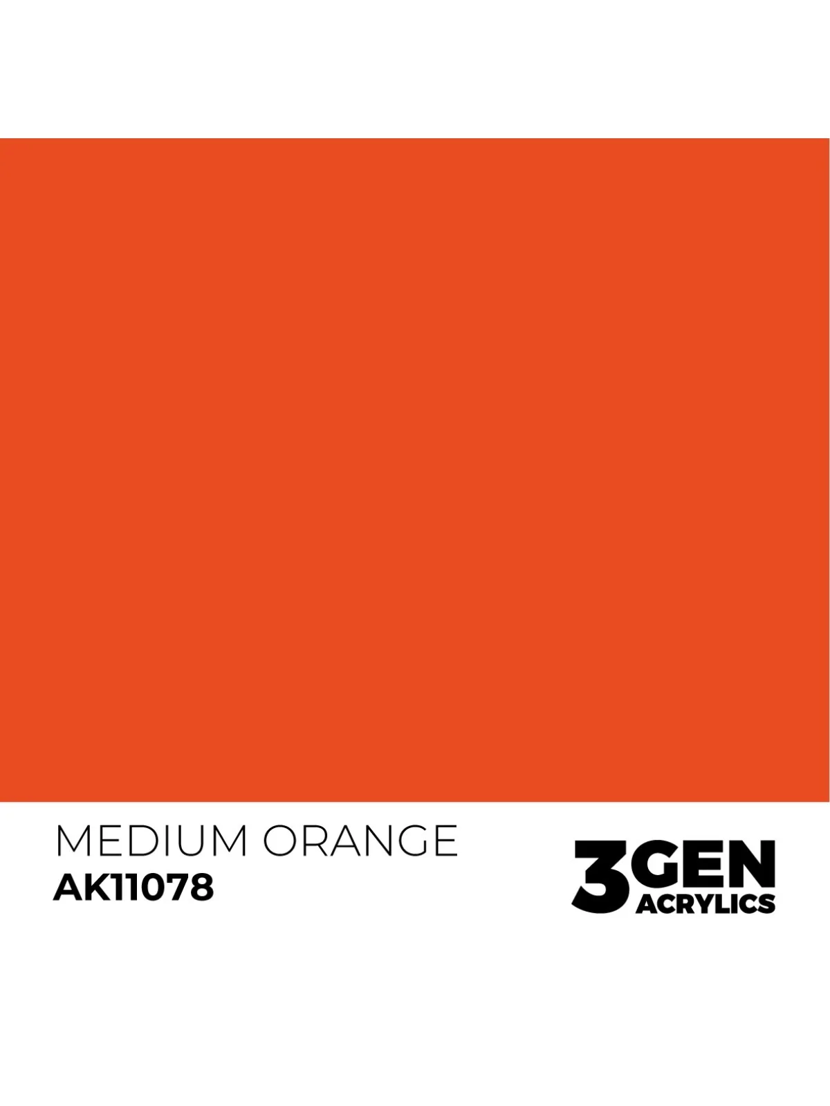 Medium Orange 3 Gen 17 ml (AK11078) de AK Interactive en 3rd Gen | La Cueva Roja