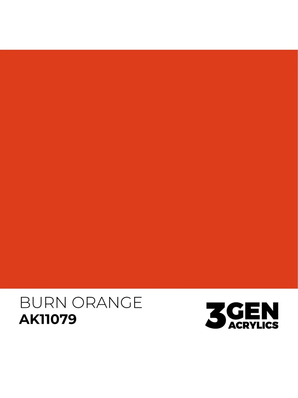 Burn Orange 3 Gen 17 ml (AK11079) de AK Interactive en 3rd Gen | La Cueva Roja