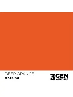 Deep Orange Intense 3 Gen 17 ml (AK11080) de AK Interactive en 3rd Gen | La Cueva Roja