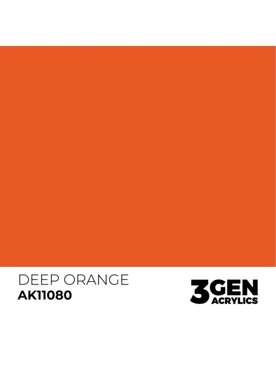 Deep Orange Intense 3 Gen 17 ml (AK11080) de AK Interactive en 3rd Gen | La Cueva Roja
