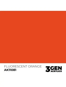 Fluorescent Orange 3 Gen 17 ml (AK11081) de AK Interactive en 3rd Gen | La Cueva Roja