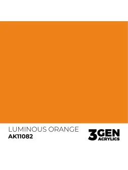 Luminous Orange 3 Gen 17 ml (AK11082) de AK Interactive en 3rd Gen | La Cueva Roja
