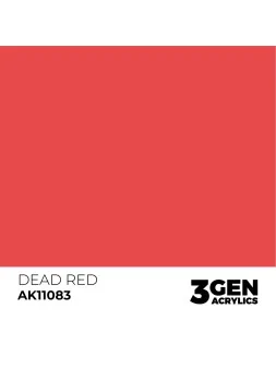 Dead Red 3 Gen 17 ml (AK11083) de AK Interactive en 3rd Gen | La Cueva Roja