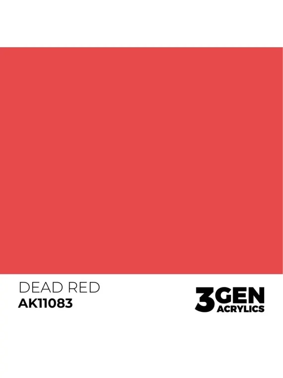 Dead Red 3 Gen 17 ml (AK11083) de AK Interactive en 3rd Gen | La Cueva Roja