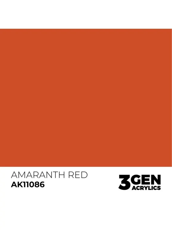 Amaranth Red 3 Gen 17 ml (AK11086) de AK Interactive en 3rd Gen | La Cueva Roja