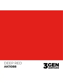 Deep Red Intense 3 Gen 17 ml (AK11088) de AK Interactive en 3rd Gen | La Cueva Roja