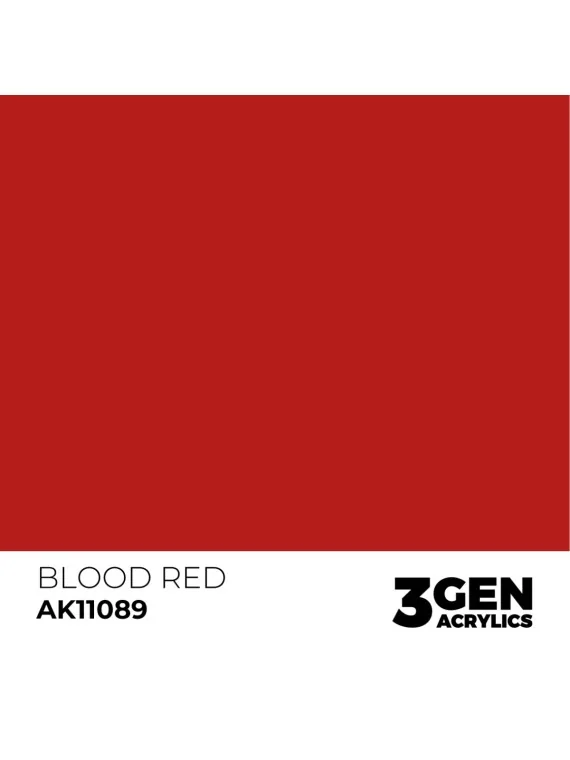 Blood Red 3 Gen 17 ml (AK11089) de AK Interactive en 3rd Gen | La Cueva Roja