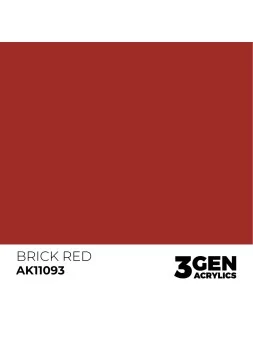 Brick Red 3 Gen 17 ml (AK11093) de AK Interactive en 3rd Gen | La Cueva Roja