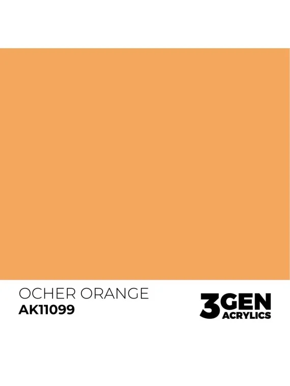 Ocher Orange 3 Gen 17 ml (AK11099) de AK Interactive en 3rd Gen | La Cueva Roja