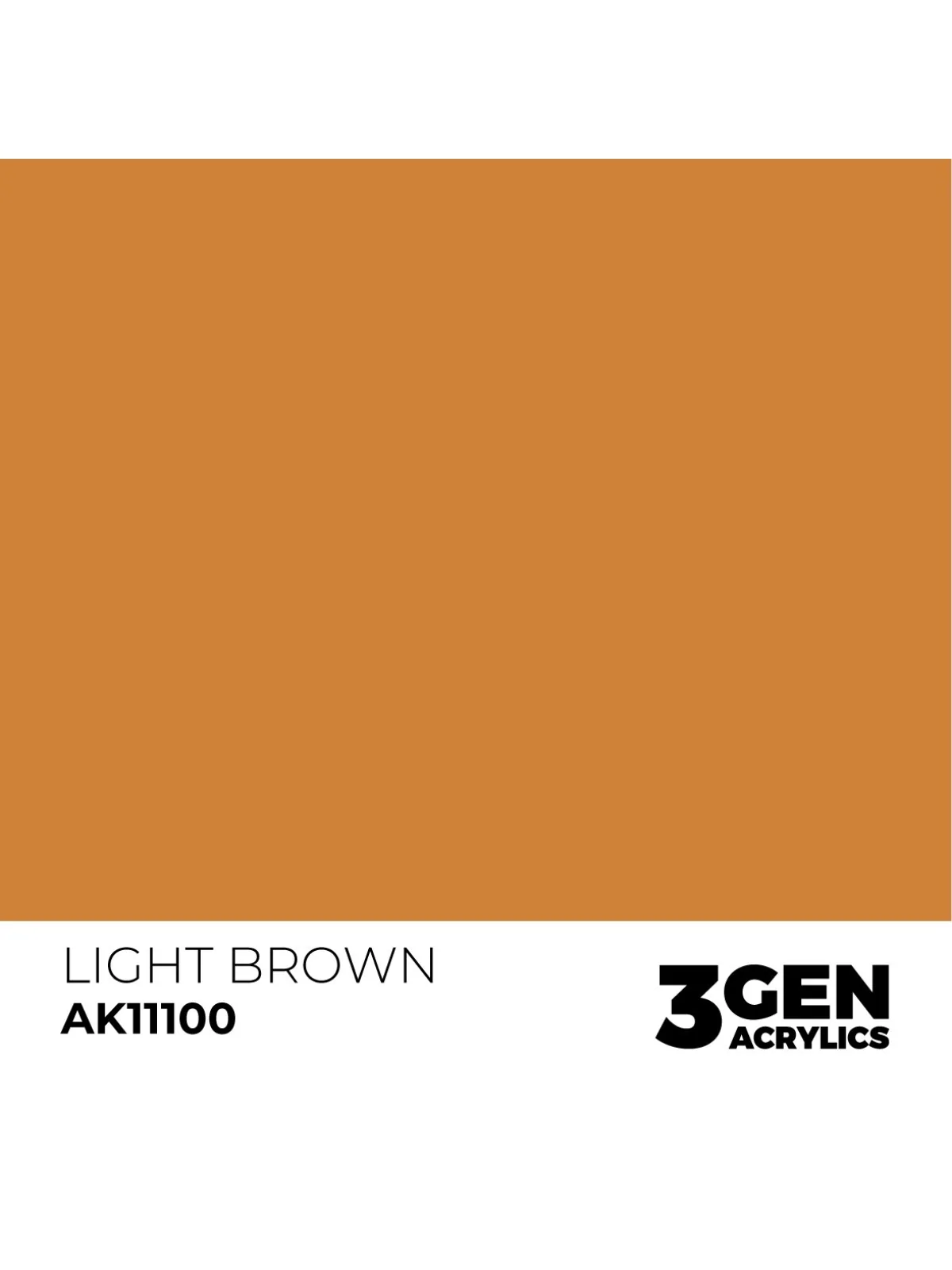 Light Brown 3 Gen 17 ml (AK11100) de AK Interactive en 3rd Gen | La Cueva Roja