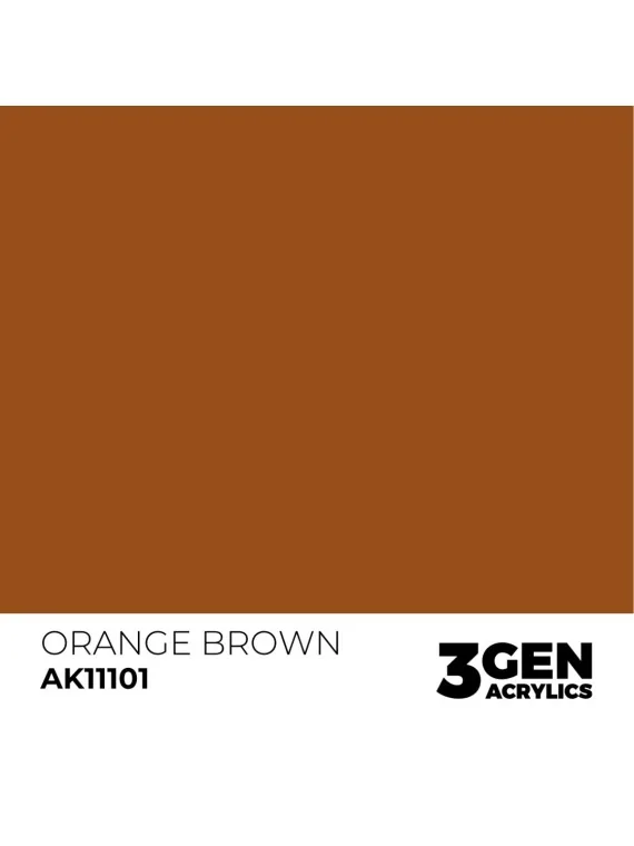 Orange Brown 3 Gen 17 ml (AK11101) de AK Interactive en 3rd Gen | La Cueva Roja