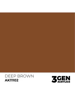 Deep Brown 3 Gen 17 ml (AK11102) de AK Interactive en 3rd Gen | La Cueva Roja