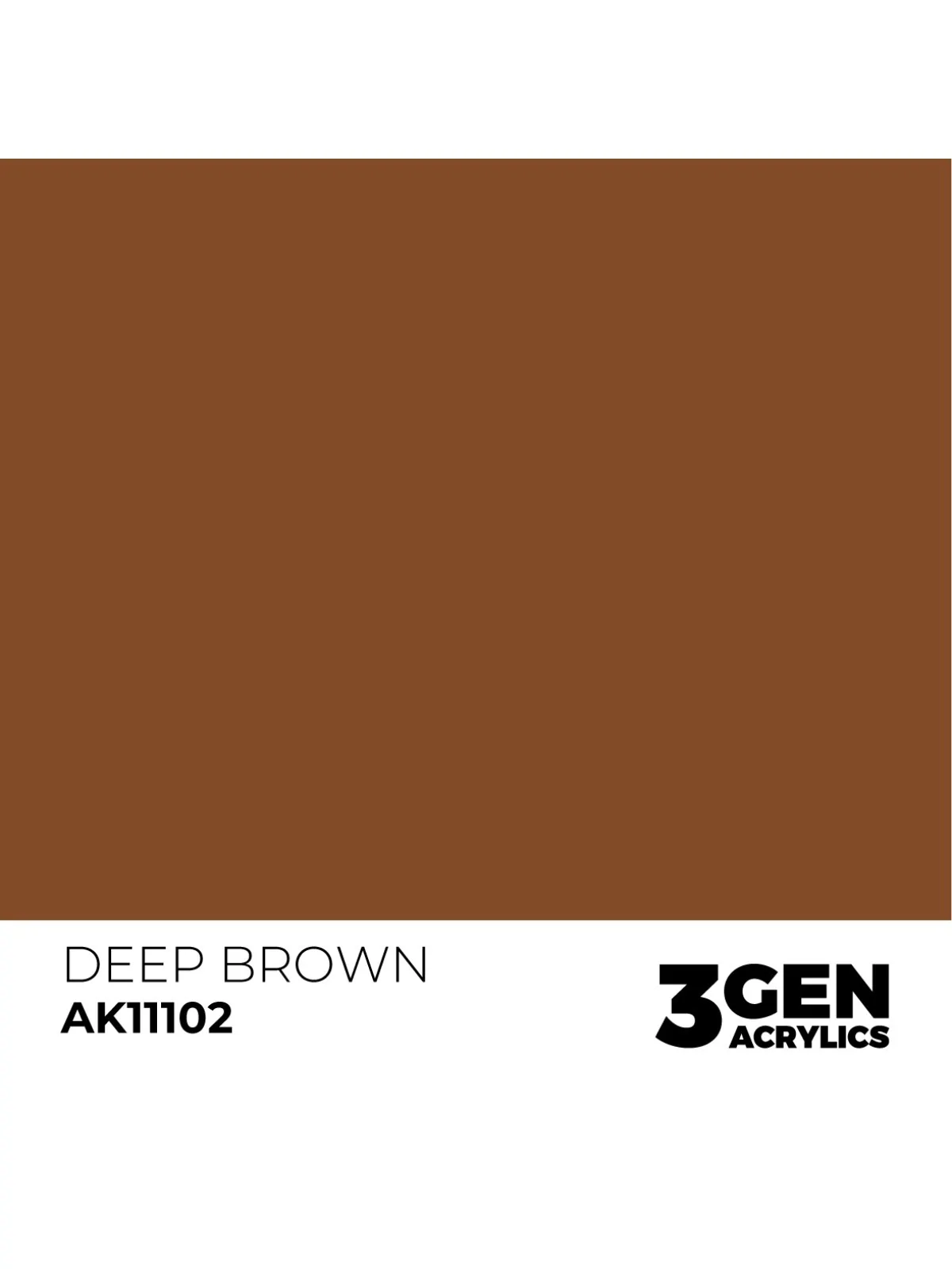Deep Brown 3 Gen 17 ml (AK11102) de AK Interactive en 3rd Gen | La Cueva Roja