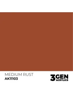 Medium Rust 3 Gen 17 ml (AK11103) de AK Interactive en 3rd Gen | La Cueva Roja