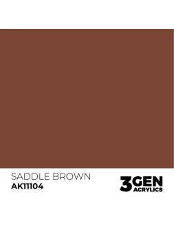 Saddle Brown 3 Gen 17 ml (AK11104) de AK Interactive en 3rd Gen | La Cueva Roja